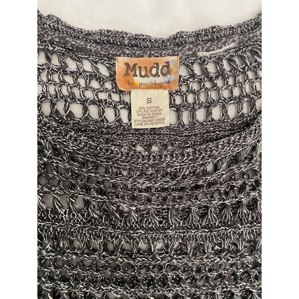 Mudd Women's Sweater Shrug Short Sleeve Size Small Gray - Picture 6 of 7